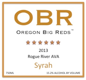 Oregon Big Reds 2013 Rogue River Syrah