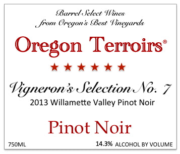 Oregon Terroirs 2013 Vigneron's Selection No. 7